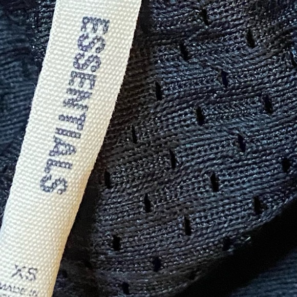 Fear of God Essentials Mesh Drawstring Shorts; Black, Size XS (Fit Like S/M) - Picture 9 of 11